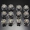 12 pcs Crystal Swirl Hair Twists Spirals Hair Pin Clip Wedding Bridal Hair Pins Flower Swirl Spiral Hairpins Random Color view 2
