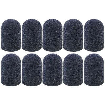 Abrasive Cap 16mm Coarse Grit Nail Drill Sanding Cap for Callus Filing & Smoothing, 10pcs