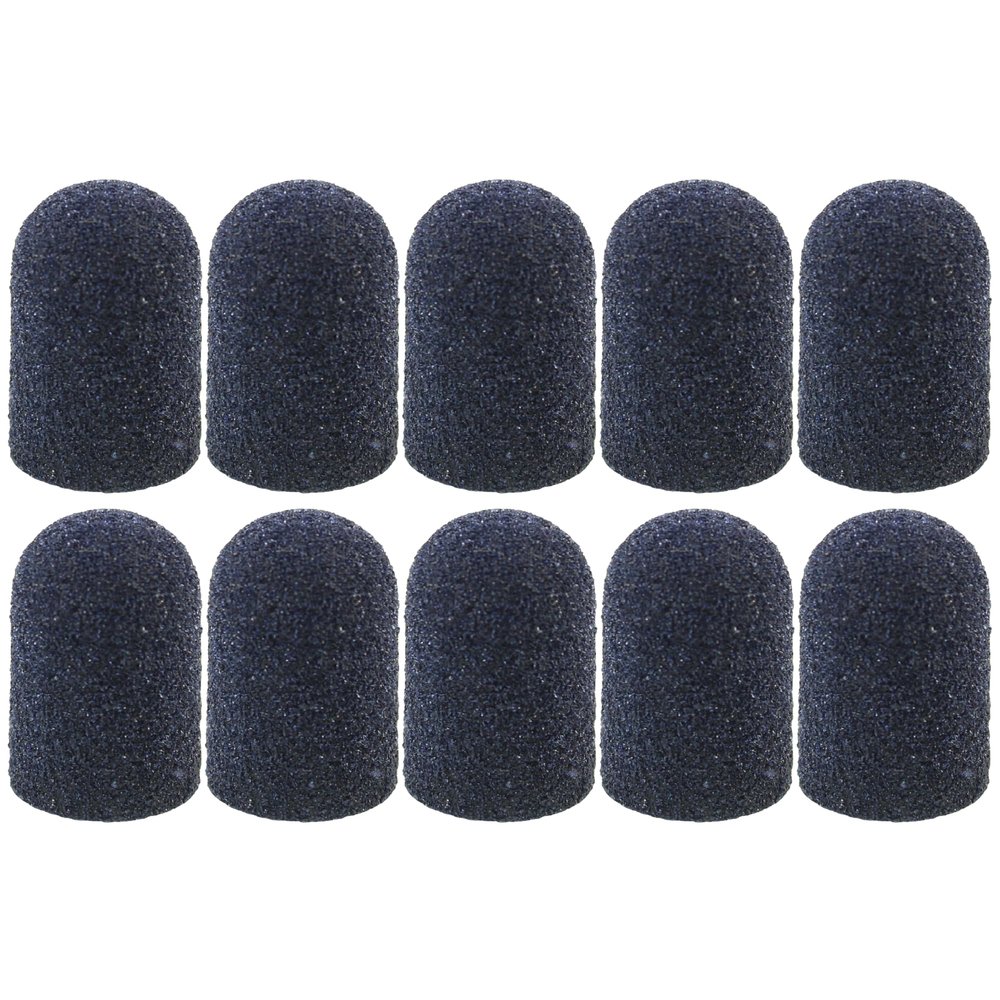 Abrasive Cap 16mm Coarse Grit Nail Drill Sanding Cap for Callus Filing & Smoothing, 10pcs