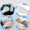 4 Pairs Eczema Gloves, Cotton Gloves Eczema for Dry Hands, Eczemas Relief, 5 Open Fingertips, One Size Fits Most, Overnight Hydration view 4