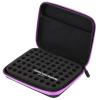 63 Slots Portable Aromatherapy Essential Oil Storage Bag Case Box Organizer (Purple) view 2
