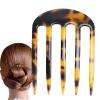 French Hair Side Combs - Decorative Comb Clips, Small Classic Holder, Fashion Styling Accessory | Lightweight Tool, Elegant Comb, Womens Twist Clip with Daily for Girls Ladies view 1