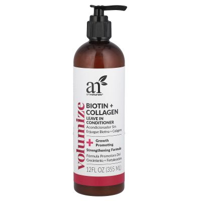artnaturals Volumize, Biotin + Collagen, Leave in Conditioner, 12 fl oz (355 ml)