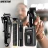 Professional Hair Clipper Kit, Black, Digital Display Trimmer Set with Nose Hair Trimmer, Electric Shaver, 8 Guide Combs for Men's Grooming view 3