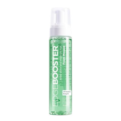 Style Factor EDGE BOOSTER Extra Shine & Moisture Rich Foam Mousse | Lightweight Styling for Curls, Waves, Braids, Locs & Protective Styles | Volume & Shine | With Lavender | 9 fl oz