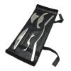 5 in 1 Stainless Gua Sha Muscle Scraper Tools Set Physical Therapy, IASTM Tools,Guasha Tools for Tissue Massage with Storage Bag(5pcs with Bag) view 1