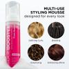 Style Factor EDGE BOOSTER Extra Shine & Moisture Rich Foam Mousse | Lightweight Styling for Curls, Waves, Braids, Locs & Protective Styles | Volume & Shine | With Biotin | 9 fl oz view 4