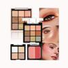 All-in-One Makeup Palette  9 Color Matte & Pearlescent Eyeshadow, 4 Color Shimmer Highlighter, 2 Color Buildable Blush  Long Lasting, Blendable Face & Eye Makeup Kit (02#, 1 Count (Pack of 1)) view 1