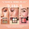 All-in-One Makeup Palette  9 Color Matte & Pearlescent Eyeshadow, 4 Color Shimmer Highlighter, 2 Color Buildable Blush  Long Lasting, Blendable Face & Eye Makeup Kit (02#, 1 Count (Pack of 1)) view 3