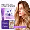 IYOSEI Professional Purple Shampoo Blond Art + Violet  Shampoo for Blondes with Highlighted, Bleached & Gray Hair  Intense Purple Toning for Blonde Hair Care and Color Balance  7.78 Fl oz Tube view 3