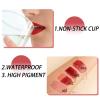 Charm Kiss 3PCS Peel Off Lip Stain Lip Tint,Waterproof Long-Lasting Tear-off Lip Gloss,Peel Reveal Lip Stain,Peel Off Tattoo Lipsticks,Nonstick Cup Lip Gloss, Tattoo Magic Color Lip Set Lip Makeup view 4