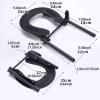 Kokiya Massage Table Face Cradle with U Shape Pillow Adjustable Aluminum Alloy Bracket Massage Equipment Comfort Face Rest Support, Black view 2