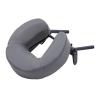 FashionCha Massage Table Face Cradle with U Shape Pillow Comfortable Sturdy Portable Aluminum Alloy Bracket Face Rest Support Cushion, Gray view 1