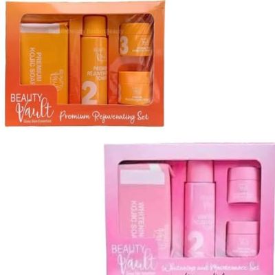 NinthAvenue Basics Beauty Vault Premium Rejuvenating Set and Maintenance Set Bundle