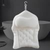 Bath Tub Pillow,4D Bathtub Neck Support - Headrest with Suction Cups for Shower Soaking Relaxation Men Women Daily Apartment Bathroom Pool Outdoor Camping Spa view 3