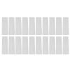 Hair Heat Guard Sheets 20pcs | Thick PVC Scalp Cover for Hot Melt Hair Extensions | Heat Insulation Board for Wigs/Human Hair/Salon Use | 5.51x1.57in No Scale Marks view 1