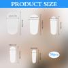 30 Pcs Makeup Brush Covers, 5 Sizes Makeup Brush Protector Kit, Plastic Dustproof Makeup Brushs Cover for Travel and Safe Storage, Lightweight view 2