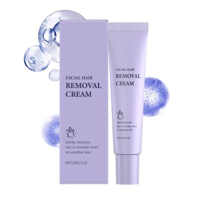 Hair Removal Cream, Facial Hair Removal, Gentle Hairs Removers for Women, Long Lasting Depilatory Cream for All Skin Types (1)