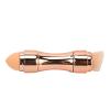 4 in 1 Makeup Brush | Soft Fibers & Elastic Sponge Head | Portable Foundation/Eyeshadow/Lip Brush for Travel & On - The - Go Makeup view 2