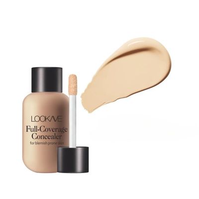 Concealer Liquid, Small Milk Bottle, Long-Lasting Natural Foundation Liquid, Concealer Cream, Contouring Liquid, Sunscreen (DEEP)