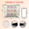 KBRCT Dentist Gifts Makeup Bag for Women, Dental Assistants Hygienist Gifts for Women, Stomatology Cosmetic Bag for Purse, Conversation Tooth Dental Makeup Zipper Pouch view 2