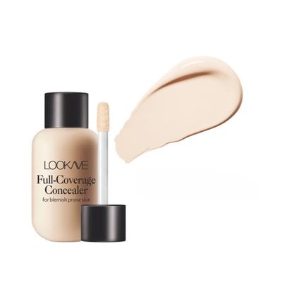 Concealer Liquid, Small Milk Bottle, Long-Lasting Natural Foundation Liquid, Concealer Cream, Contouring Liquid, Sunscreen (LIGHT)