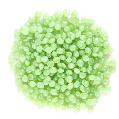 Gentle Hair Removal Wax Beans Quick, Non-Irritating Wax for full body Smooth Skin Home Use Shop refill 100g - 500g 5 colors (500g, Aloe vera)