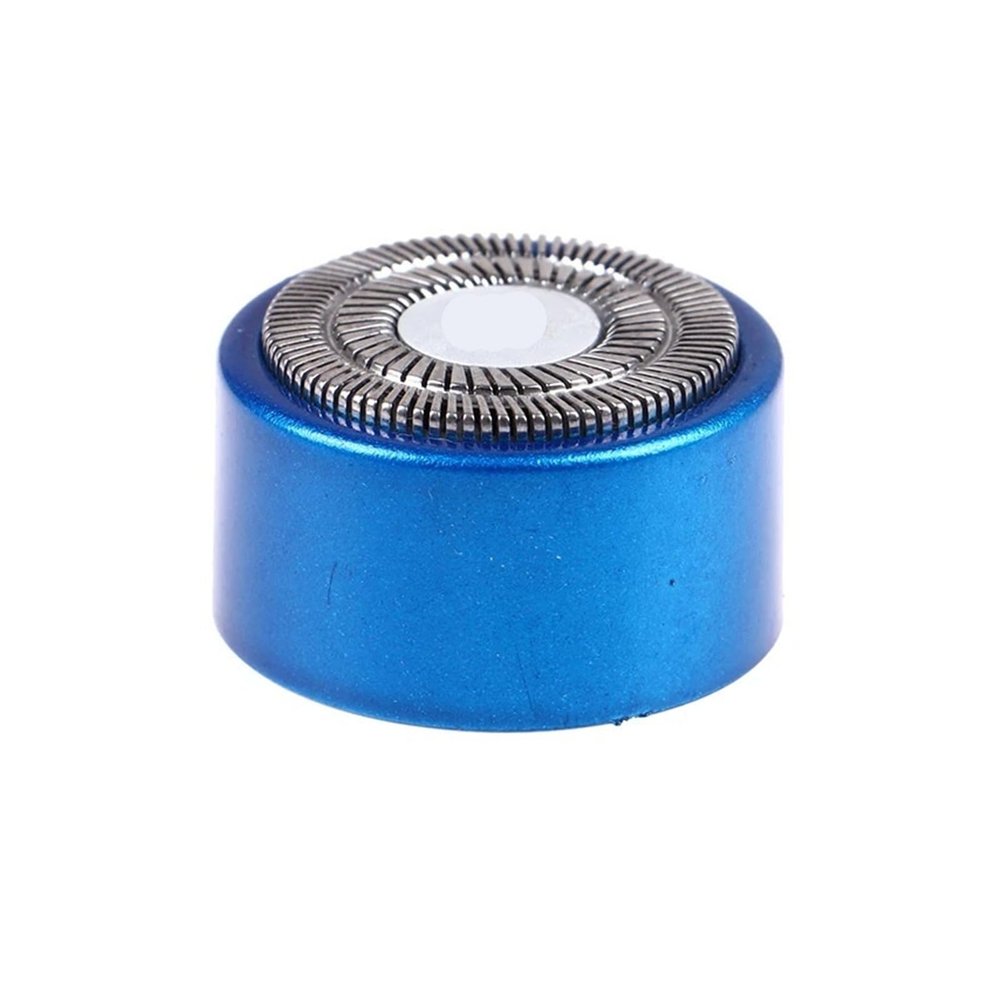 1Pcs Portable Mini Electric Men's Shaver Beard Trimmer Blade Replacement Head, Replace The Shaver Accessor(Blue)