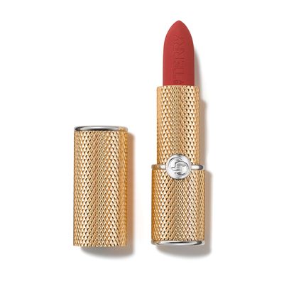 By Terry Rouge Opulent - Long Lasting Lipstick for Women - Refillable Matte Lipstick with Magnetic Case - Vegan - N4 Rosewood Mood - 0.12 oz