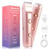 Bikini Trimmer for Women  Dual-Head Electric Razor, IP67 Waterproof USB-C Rechargeable Shaver for Bikini Line, Underarms, Legs & Face, Rose Gold Stocking Stuffer Holiday Gift view 1