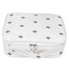 AYNEFY Travel Toiletry Bag Makeup Travel Bag Cosmetic Bag Nylon Large Capacity Portable for Shampoo Makeup Brushes Skin Care with Fashionable Design (A-Style (White)-Thickened) view 3