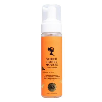 Hair Styling Mousse for All Hair Types  Moisturizing Honey-Infused Formula with Lightweight Hold & Shine  Defines Curls, Controls Frizz, Adds Volume  1 Pack, Orange Scent
