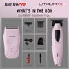 BaBylissPRO Limited Edition LithiumFX+ Trimmer and Double Foil Shaver Prepack - Pink view 4
