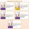 Epsom Salt Soak, Callus Remover Gel, Extreme Sugar Scrub, Collagen Mask & Shea Butter Lotion  Professional Spa Foot Care System 5 Step Luxury Pedicure Kit. Lavender 20 Set view 3