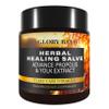 Glory Balm Herbal Healing Salve | Skin Flare Care Relief Formula | Propolis & Egg Yolk Extract | Mango Butter, Grapeseed Oil, Beeswax | Unscented 4oz view 1