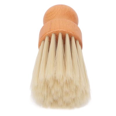 Fafeicy Men Shaving Brush with Soft and Wooden Handle Professional Barber Brush for Home Salon Travel Compact Grooming Tool