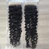 Kiss darling LASHES 5x5 Closure 3c4a Curly Transparent Lace Closure 12A Raw Human Hair Closure Burmese Curly Free Part Pre Plucked with Baby Hair 20inch view 2