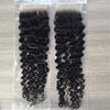 Kiss darling LASHES Burmese Curly Human Hair Lace Closure 20inch 4"x4" Transparent Lace Top Closure Invisible Bleached Knots Pre-Plucked with Baby Hair view 2