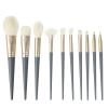 10 pieces of makeup brush set beginner eye shadow powder foundation make-up soft hair beauty view 4