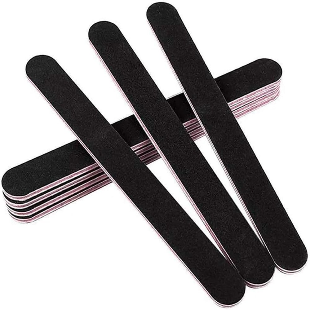 12PCS Professional Nail File Set Nail Files & Buffers for Acrylic False Nails Double Sided Emery Board Nail Buffering Files for Home and Salon Use Professional Nail Files