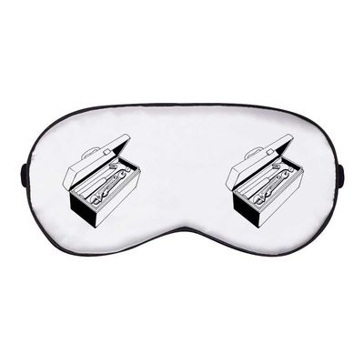 Azeeda 'Toolbox with Hammer and Spanner' Sleep/Travel Eye Mask (EY00030068)