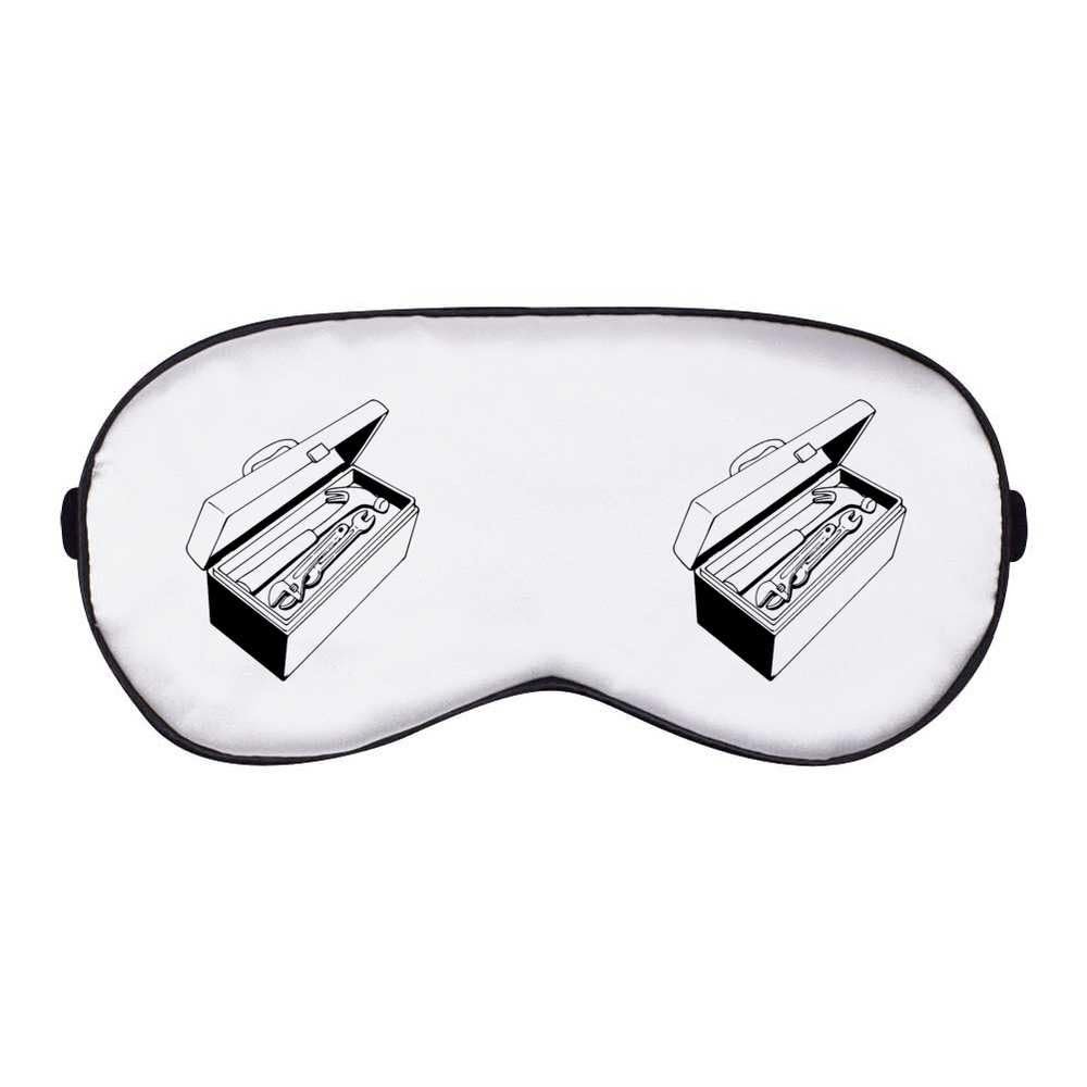 Azeeda 'Toolbox with Hammer and Spanner' Sleep/Travel Eye Mask (EY00030068)