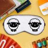 Azeeda 'Cute Cartoon Sheep' Sleep/Travel Eye Mask (EY00032007) view 2