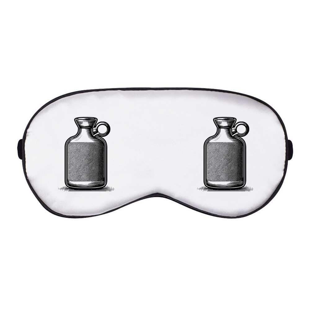 Azeeda 'Hot Water Bottle' Sleep/Travel Eye Mask (EY00027268)