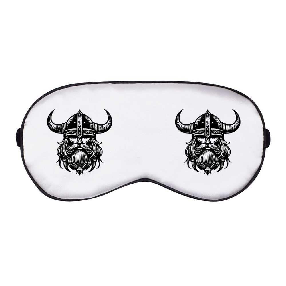 Azeeda 'Viking Head' Sleep/Travel Eye Mask (EY00029860)