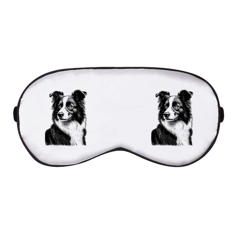 Azeeda 'Border Collie Portrait' Sleep/Travel Eye Mask (EY00029559)