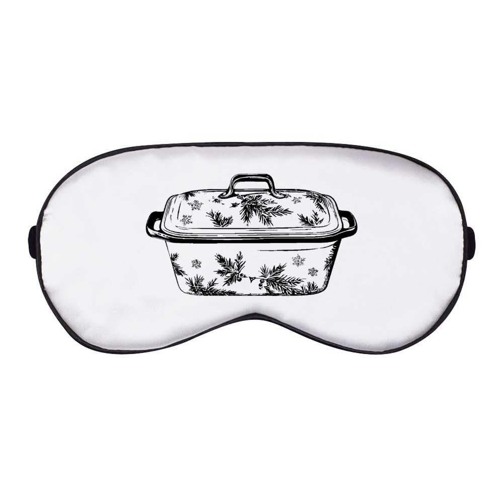 Azeeda 'Christmas Casserole Dish ' Sleep/Travel Eye Mask (EY00028458)