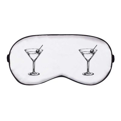 Azeeda 'Cocktail Glass with Olive' Sleep/Travel Eye Mask (EY00027718)