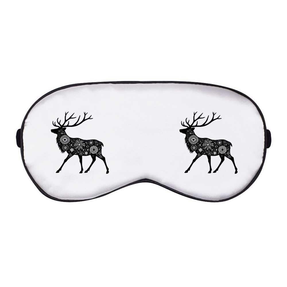 Azeeda 'Christmas Reindeer Silhouette' Sleep/Travel Eye Mask (EY00027343)