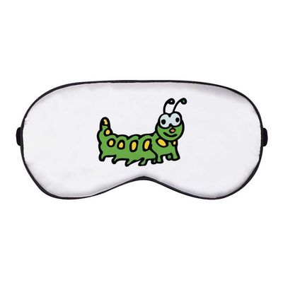 Azeeda 'Colourful Caterpillar' Sleep/Travel Eye Mask (EY00026884)